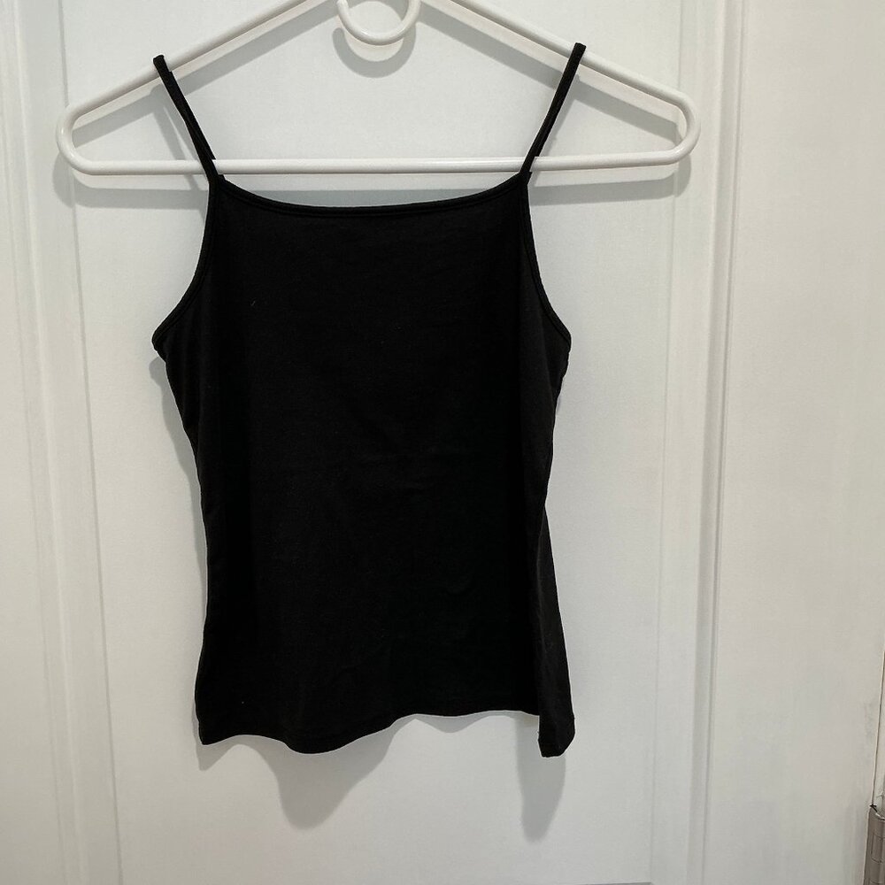 wonder nation ggirl's tank top, balck,size M 7-8